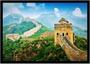 Imagem de Quadro Decorativo Cidades Países Muralhas Da China Paisagem Empresas Lojas Salas Com Moldura RC114