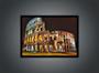 Imagem de Quadro Decorativo Cidades Roma Itália Coliseu Paisagem Abstrato Com Moldura RC155