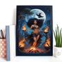 Imagem de Quadro Decorativo Cigana Ritual Da Lua 33X24Cm - Com Vidro