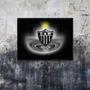 Imagem de Quadro Decorativo Clube Atlético Mg Escudo Horizontal