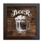 Imagem de Quadro Decorativo com Moldura Cerveja Artístico - Kit De 4