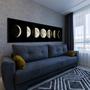 Imagem de Quadro Decorativo com Moldura Sala Quarto Fases da Lua