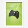 Imagem de Quadro Decorativo Controle de Xbox360 33cmx24cm Los Quadros Branco
