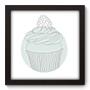 Imagem de Quadro Decorativo - Cupcake - 22cm x 22cm - 047qdcp