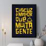 Imagem de Quadro Decorativo Cuscuz É Melhor Que Muita Gente 24X18Cm