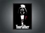 Imagem de Quadro Decorativo Darth Vader Poderoso Chefão Nerd Geek Decorações Com Moldura