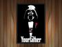 Imagem de Quadro Decorativo Darth Vader Poderoso Chefão Nerd Geek Decorações Com Moldura