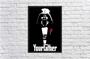 Imagem de Quadro Decorativo Darth Vader Poderoso Chefão Nerd Geek Decorações Com Moldura