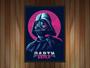 Imagem de Quadro Decorativo Darth Vader Star Wars Super Heróis Geek Decorações Com Moldura G11