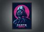 Imagem de Quadro Decorativo Darth Vader Star Wars Super Heróis Geek Decorações Com Moldura G11