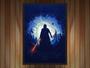 Imagem de Quadro Decorativo Darth Vader Star Wars Super Heróis Geek Decorações Com Moldura G13