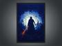 Imagem de Quadro Decorativo Darth Vader Star Wars Super Heróis Geek Decorações Com Moldura G13