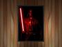 Imagem de Quadro Decorativo Darth Vader Star Wars Super Heróis Geek Decorações Com Moldura G15