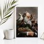 Imagem de Quadro Decorativo Darwin Com Animais 24x18cm - com vidro