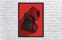 Imagem de Quadro Decorativo Deadpool Heróis Geek Decorações Com Moldura G01