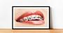 Imagem de Quadro Decorativo Dentista Dentes Aparelho Dentário Odontologia Consultórios Salas Com Moldura RC018