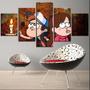 Imagem de Quadro Decorativo Desenhos Animados 5 Peças 115x60cm