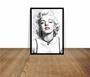 Imagem de Quadro Decorativo Design Moda Fashion Marilyn Monroe Com Moldura RC036