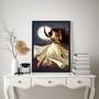 Imagem de Quadro Decorativo Deusa Grega- Artemis 33x24cm - com vidro