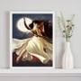 Imagem de Quadro Decorativo Deusa Grega- Artemis 45X34Cm - Com Vidro