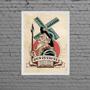 Imagem de Quadro Decorativo Dom Quixote Pop 33X24Cm - Com Vidro