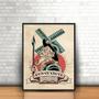 Imagem de Quadro Decorativo Dom Quixote Pop 33X24Cm - Com Vidro