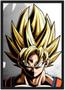 Imagem de Quadro Decorativo Dragon Ball Goku Desenho Anime Com Moldura G01