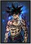 Imagem de Quadro Decorativo Dragon Ball Goku Desenho Anime Com Moldura G02