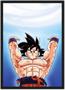 Imagem de Quadro Decorativo Dragon Ball Goku Genki Dama Desenho Anime Com Moldura G10