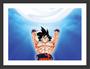 Imagem de Quadro Decorativo Dragon Ball Goku Super Heróis Decorações Com Moldura