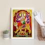 Imagem de Quadro Decorativo Durga- Deusa Hindu 33x24cm - com vidro