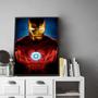 Imagem de Quadro Decorativo Emoldurado Homem De Ferro Heroi Marvel Para sala quarto