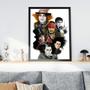 Imagem de Quadro Decorativo Emoldurado Johnny Depp Personagens famosos Para sala quarto