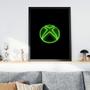 Imagem de Quadro Decorativo Emoldurado  Simbolo Neon Xbox Para sala quarto