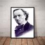 Imagem de Quadro Decorativo Escritor Charles Baudelaire Poeta