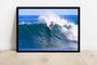 Imagem de Quadro Decorativo Esportes Surf Ondas Prancha Paisagem Lojas Quartos Salas Com Moldura RC036