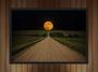 Imagem de Quadro Decorativo Estrada Lua Horizonte Paisagem Natureza Decorações Com Moldura G06