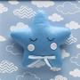 Imagem de Quadro Decorativo Estrela Com Carinha Azul Quarto Bebê Infantil Menino