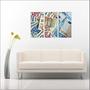 Imagem de Quadro Decorativo Finanças Dinheiros Decorações Com 3 peças Com Moldura