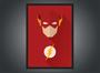 Imagem de Quadro Decorativo Flash Super Heróis Geek Decorações Com Moldura G04