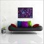 Imagem de Quadro Decorativo Flores Abstrato Salas Decoração