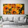 Imagem de Quadro Decorativo Flores Amarelas 5 peças tecido