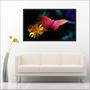 Imagem de Quadro Decorativo Flores Borboleta Decorações Salas Com Moldura TT03