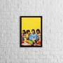 Imagem de Quadro Decorativo Fotografia Beatles Amarelo 45x34cm