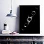 Imagem de Quadro Decorativo Fotografia Eclipse Lunar 33X24Cm - Vidro