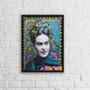 Imagem de Quadro Decorativo Frida Patchwork 24x18cm