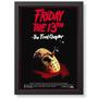 Imagem de Quadro Decorativo friday the 13th final chapter sexta feira Jason geek.frame vidro terror presente