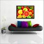 Imagem de Quadro Decorativo Frutas Cozinha Restaurantes Decorações Com Moldura