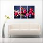 Imagem de Quadro Decorativo Frutas Cozinha Restaurantes Gourmet Com 3 peças Com Moldura