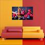 Imagem de Quadro Decorativo Frutas Cozinha Restaurantes Gourmet Com 3 peças Com Moldura